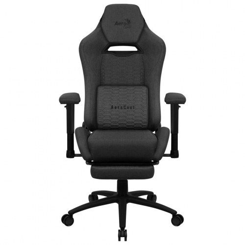 Gamerstol Aerocool Royal Ash – ergonomisk premium med benstøtte, Aeroweave, sort
