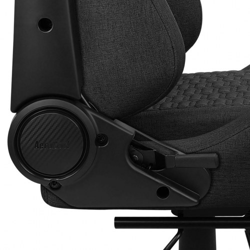 Gamerstol Aerocool Royal Ash – ergonomisk premium med benstøtte, Aeroweave, sort