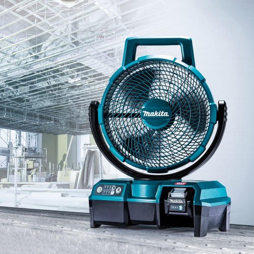 Ventilator gulv – Makita CF001GZ, sort/blå, 23,5 cm