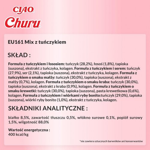 Kattegodbidder INABA Churu Variety Box Tun – 60 x 14 g