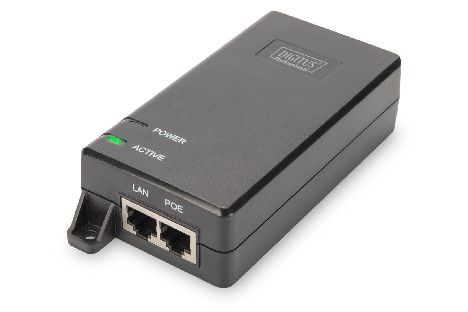 PoE-injektor gigabit – DIGITUS DN-95103-2, 30 W billede