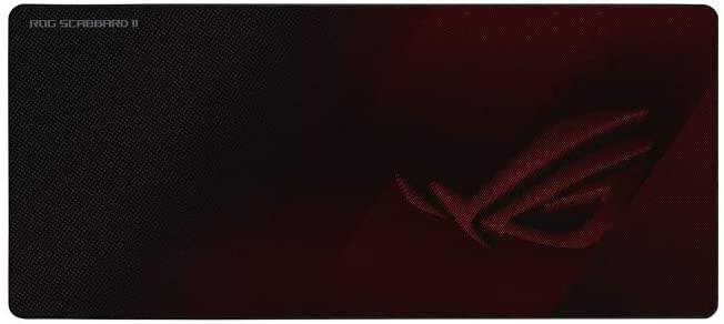 Musemåtte gaming ASUS ROG Strix Scabbard II - sort/rød, 90×40 cm billede