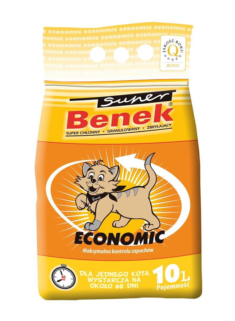 Kattegrus klumpende - Super Benek Economic 10 l billede