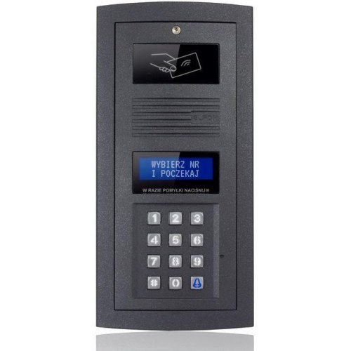 Dørtelefon med RFID - Elfon Optima OP-255R-G, grafit