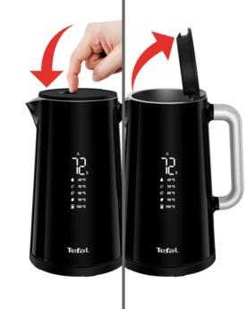 Elkedel Tefal KO851 - 1,7 l, 1.800 W, sort billede