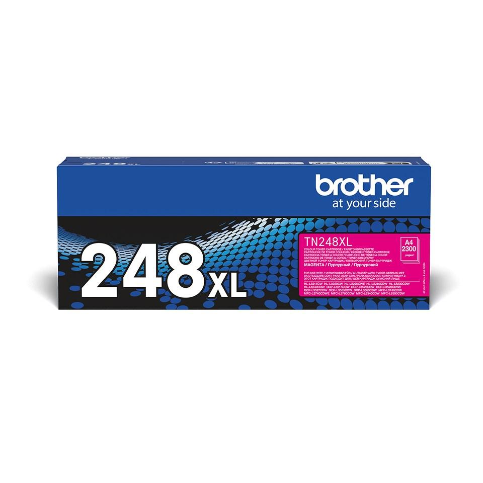 Tonerpatron Brother TN-248XLM - Magenta, Original, XL-udbytte