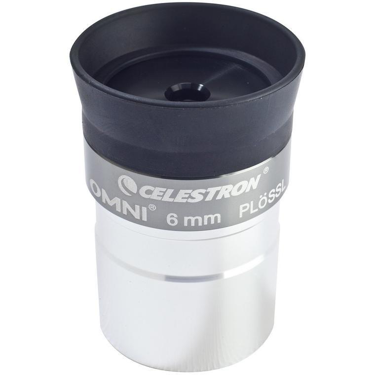 Teleskop-okular Celestron Omni Plössl 6 mm - sort/sølv