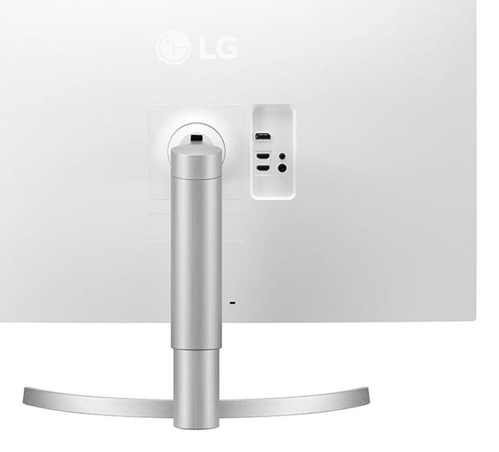 Computerskærm 32" LG 4K IPS 32UN650K-W - hvid billede