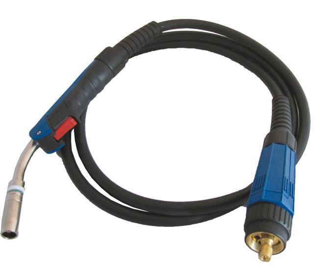 Svejsebrænder MIG/MAG MB-25 med 3 m kabel og Euro-stik