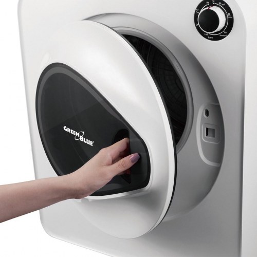 Tørretumbler 3 kg – GreenBlue GB405, 830 W, aftræk, fritstående/vægmontering, 5 programmer