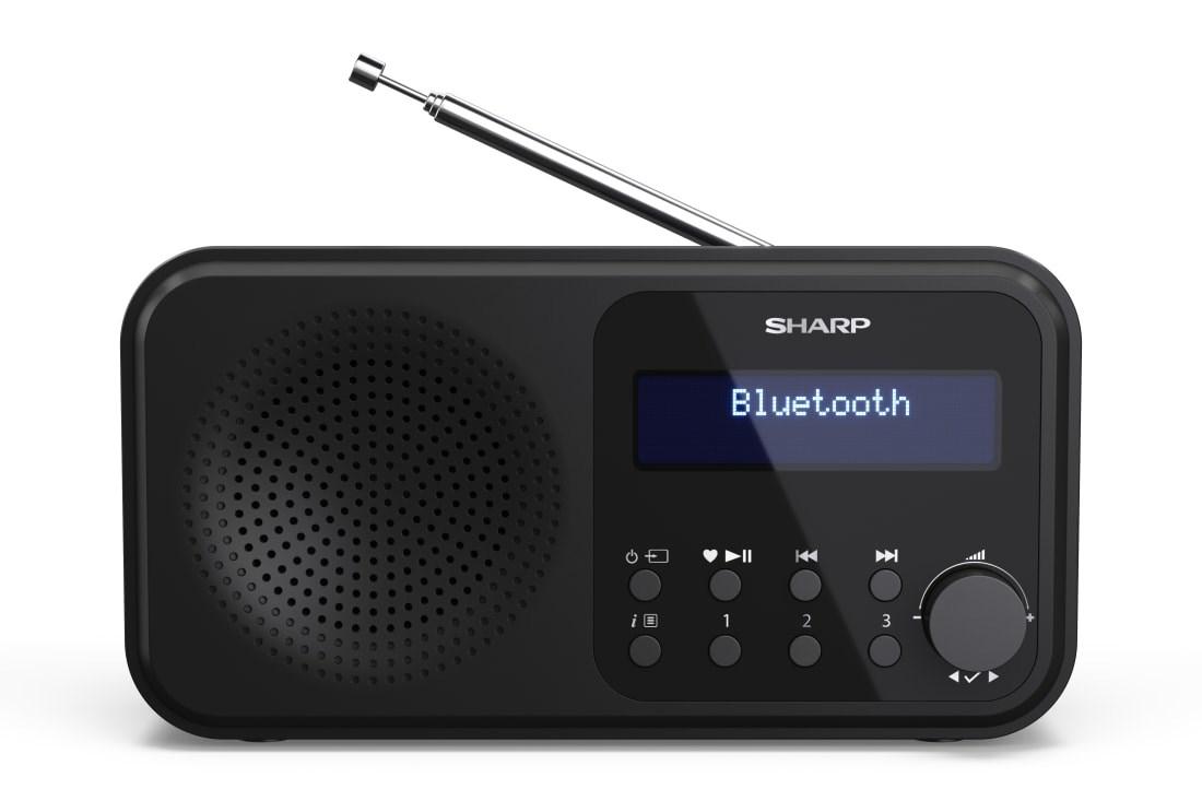 DAB+ radio med Bluetooth - SHARP DR-P420 (Midnight Black)