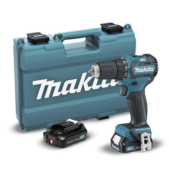 Skruemaskine Makita DF332DSAE 10,8 V - nøglefri, 1 kg, sort/blå