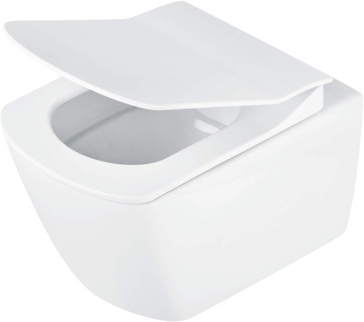 Vægophængt toilet uden skyllekant – deante