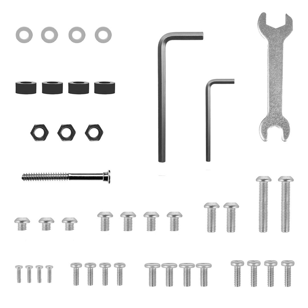 Skærmholder på hjul Maclean MC-793 – mobil computerarbejdsstation, 17–32", 20 kg, hvid