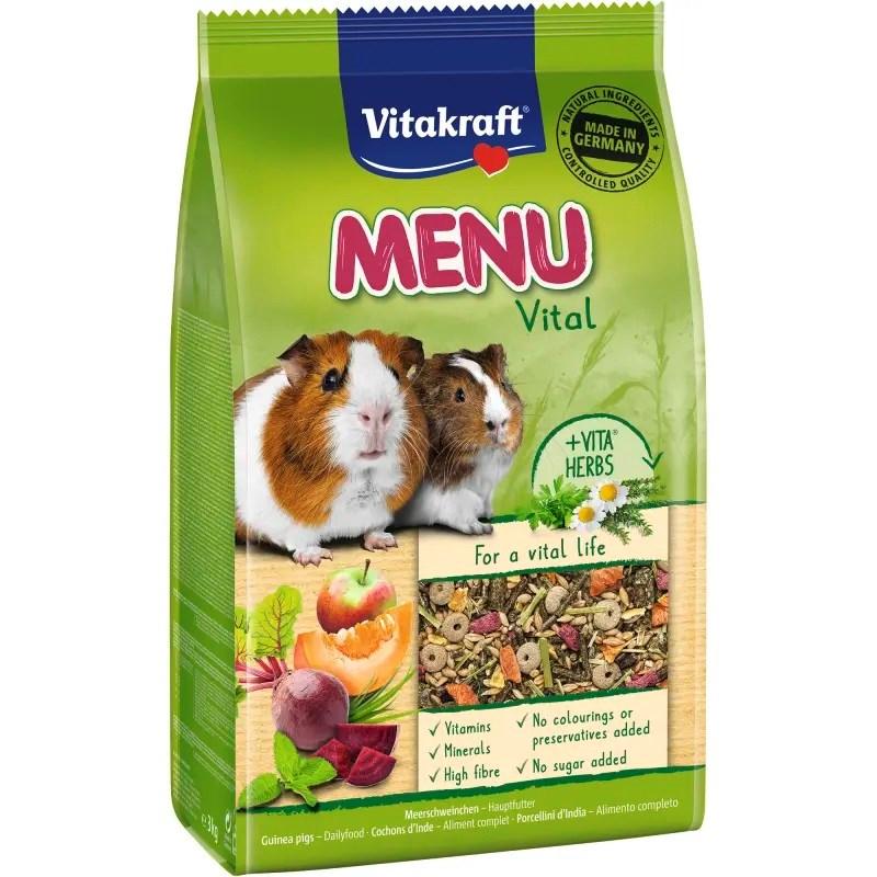 Marsvinfoder Vitakraft Menu Vital - 3 kg