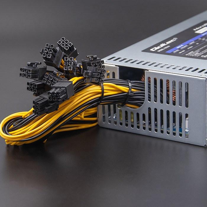 Strømforsyning Qoltec PCI‑E 1800 W 80 Plus Platinum - Game miner