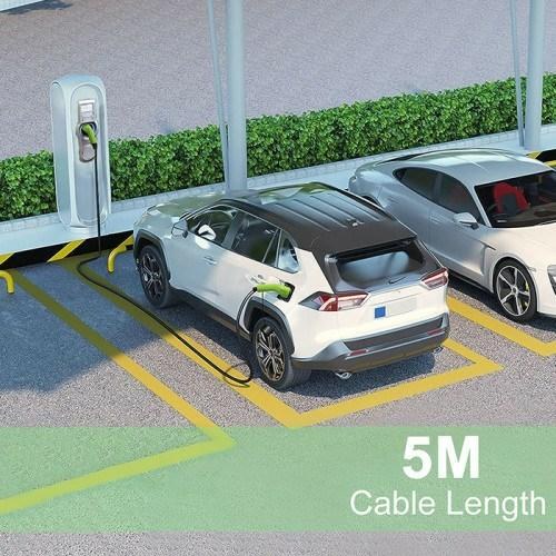 Ladekabel til elbil Type 2 5 m – Qoltec 52472, IP65, 32 A