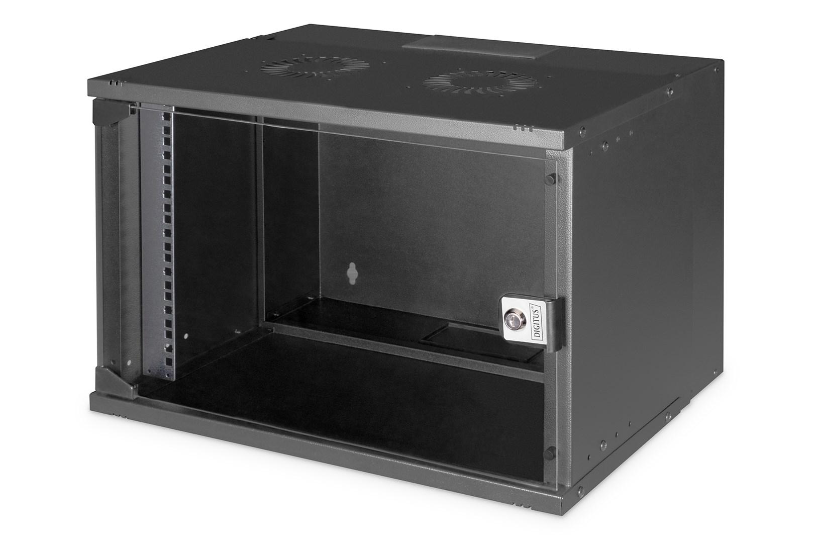 Vægmonteret 19" rackskab DIGITUS SOHO Pro – 7U, 54×40 cm billede