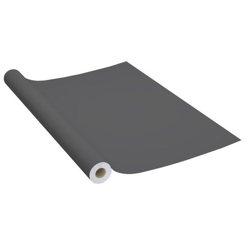 Selvklæbende møbelfolie 2 stk. 500x90 cm PVC grå
