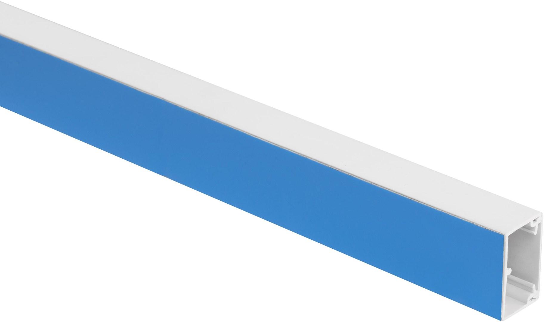 Kabelkanal med tape, hvid - TLS 40×25, 2 m (pakke med 10)