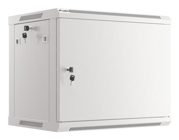Lanberg WF01 64/66 V2 Series WF01-6409-00S - Kabinet - vægmonterbar - grå, RAL 7035 - 9U - 19