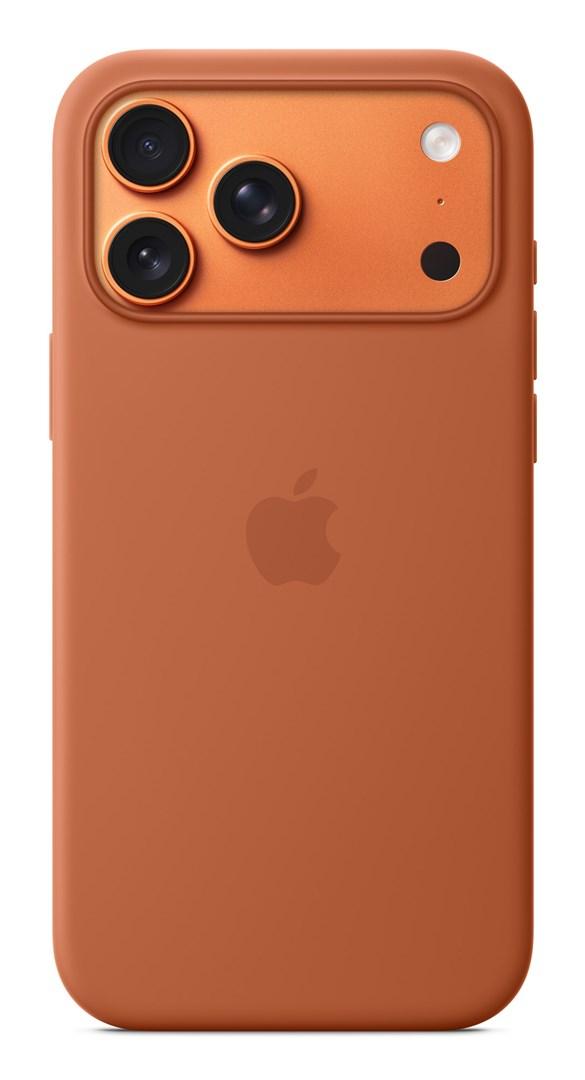Mobilcover Apple iPhone 17 Pro Max silikone med MagSafe - Terrakotta billede