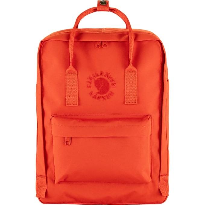 Rygsæk Fjällräven Re‑Kånken - Flame Orange, 16 l, genanvendt polyester billede