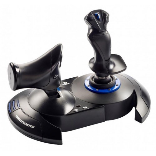 Joystick til gaming Thrustmaster T.Flight Hotas 4 – sort/blå – USB – PC og PS4