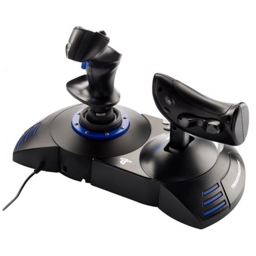 Joystick til gaming Thrustmaster T.Flight Hotas 4 – sort/blå – USB – PC og PS4