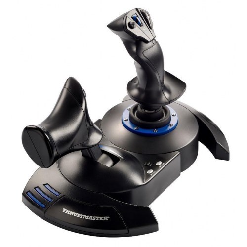 Joystick til gaming Thrustmaster T.Flight Hotas 4 – sort/blå – USB – PC og PS4