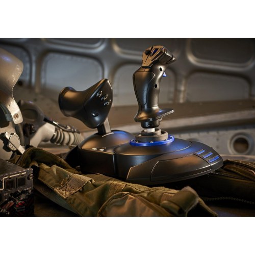 Joystick til gaming Thrustmaster T.Flight Hotas 4 – sort/blå – USB – PC og PS4