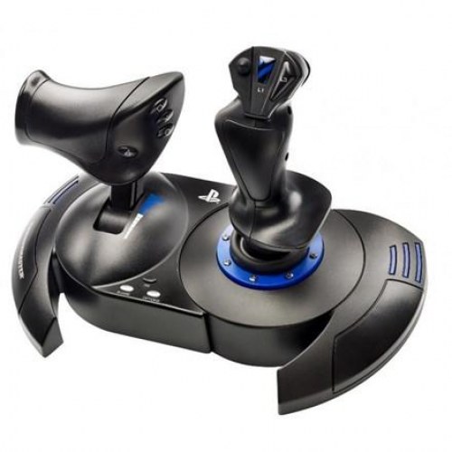 Joystick til gaming Thrustmaster T.Flight Hotas 4 – sort/blå – USB – PC og PS4