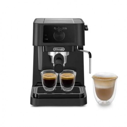 Espressomaskine DeLonghi EC230, 15 bar, mælkeskummer, 1100 W, sort