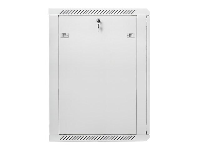 19" vægmonteret rackskab 18U - Lanberg, grå, 60×60 cm