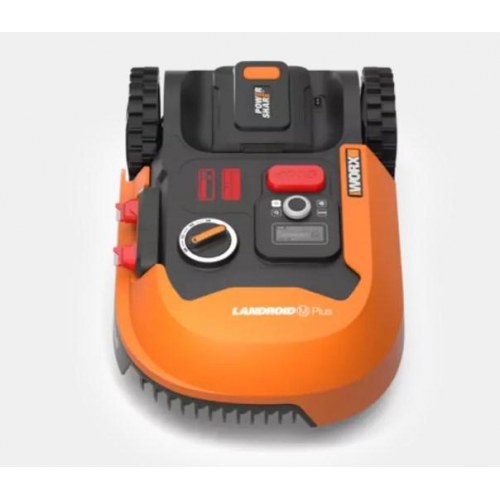 Robotplæneklipper WORX Landroid WR165E, 500 m², 18 cm – sort/orange