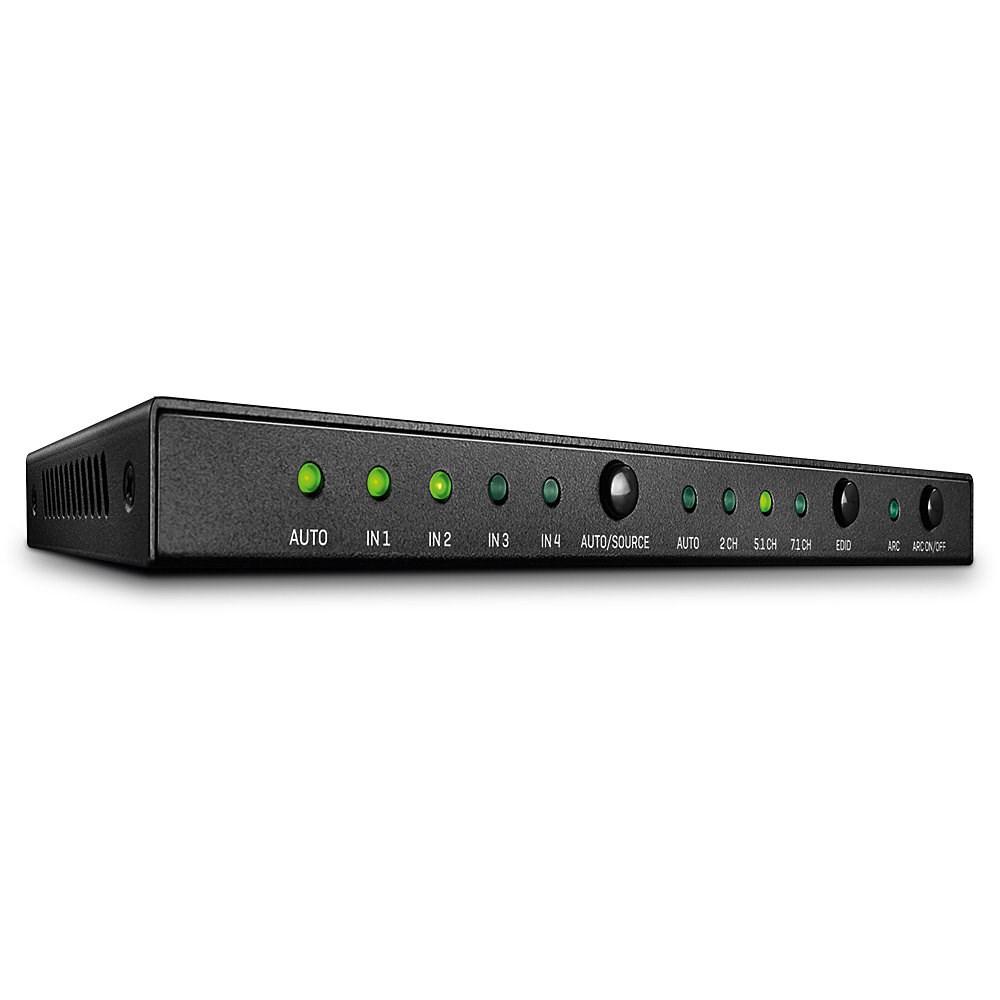 HDMI switch 4-port – LINDY 18 G med audio