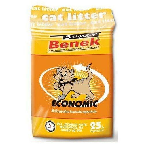 Kattegrus Super Benek Economic – 25 l bentonit, gråt