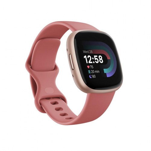 Smartwatch Fitbit Versa 4 - Rose, GPS, touchskærm