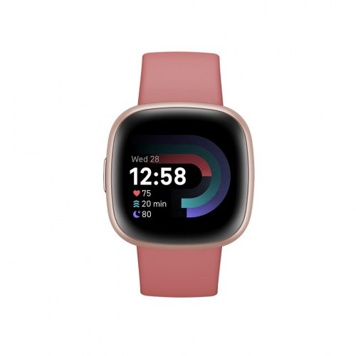 Smartwatch Fitbit Versa 4 - Rose, GPS, touchskærm