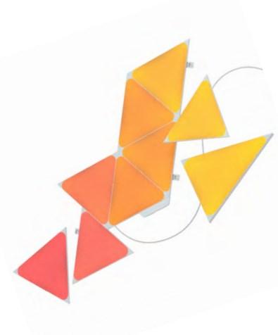 LED paneler vægbelysning Nanoleaf – 9 stk, multicolour