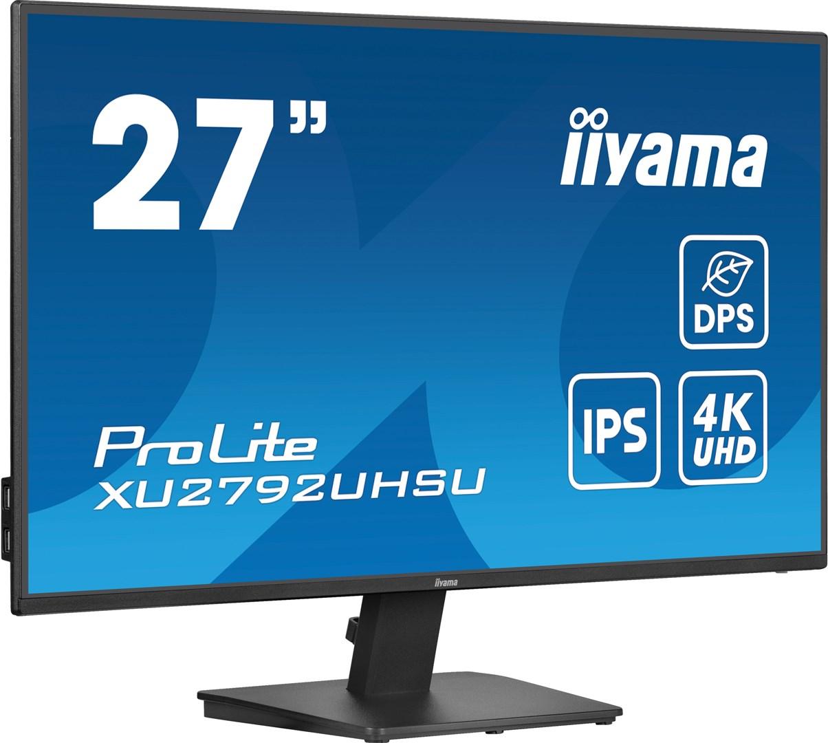 27" 4K skærm iiyama ProLite XU2792UHSU-B6 - IPS, 4 ms billede