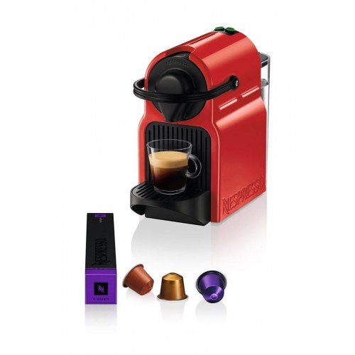 Kaffemaskine espresso Krups Nespresso Inissia XN1005, 0,7 l – rød