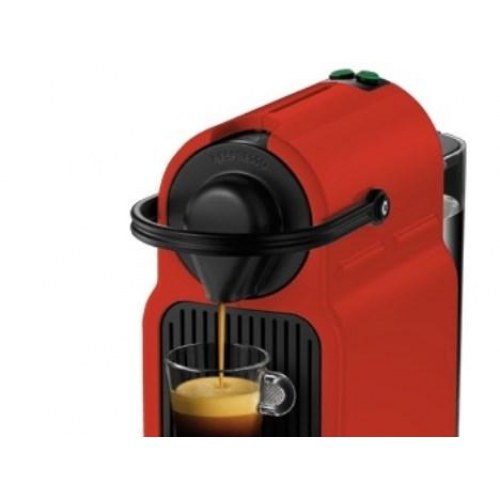 Kaffemaskine espresso Krups Nespresso Inissia XN1005, 0,7 l – rød