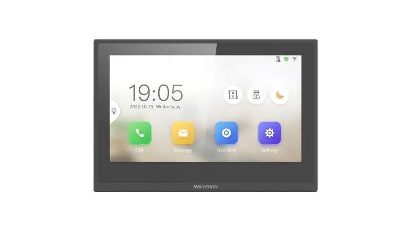 Dørtelefon indendørs skærm 7" - Hikvision DS-KH6351-WTE1 O-STD