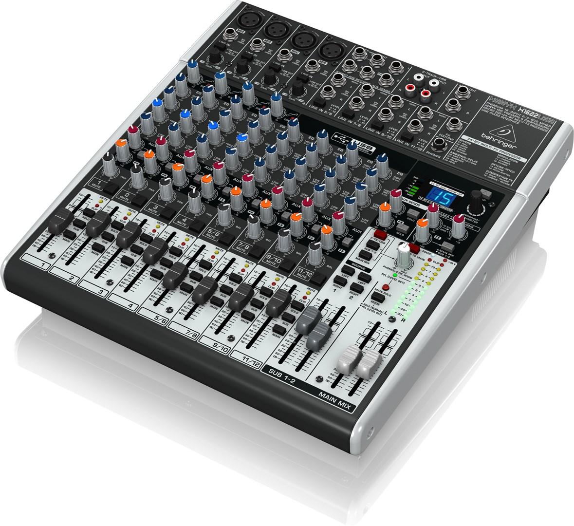 Mikserbord Behringer X1622USB – 16 kanaler, 10–200.000 Hz