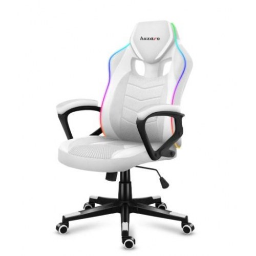 Gamerstol huzaro Force 2.5 RGB White Mesh