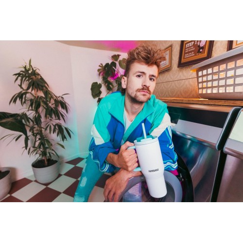 Termokop med sugerør Kambukka Rio Tumbler 950 ml - Frosty Coconut