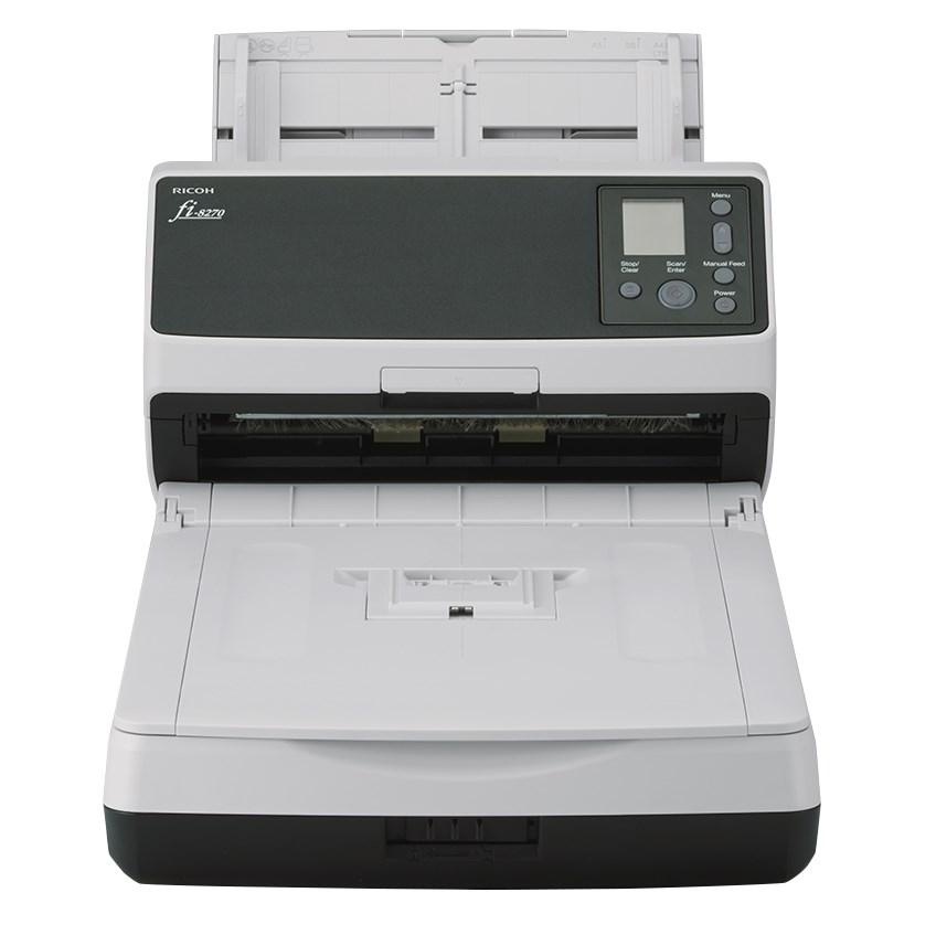 Dokumentscanner Fujitsu Ricoh fi‑8270 ADF + manuel fremføring, A4, 600 × 600 dpi billede
