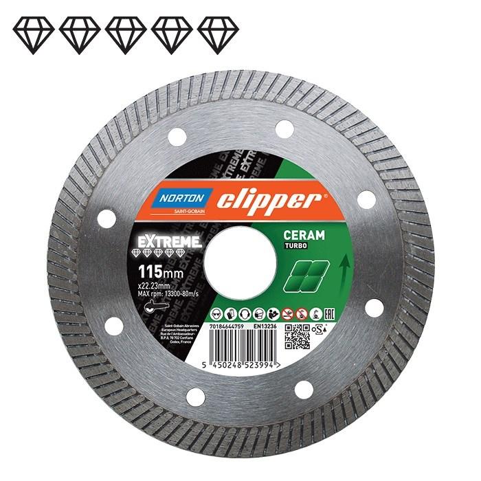 Diamantskive til keramik - Extreme Ceramic H9, 230 × 25,4 mm