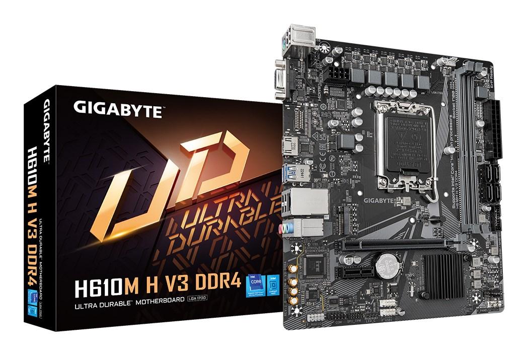 Bundkort - Gigabyte H610M H V3 DDR4 (LGA1700, micro ATX) billede